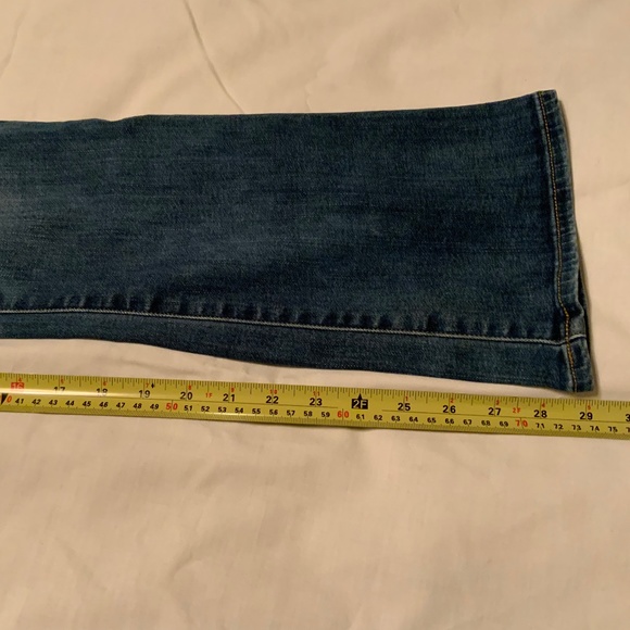 American Eagle Outfitters ‘Skinny Kick’ Slim Cut Barely Boot Blue Jeans (28x29) - Picture 6 of 9